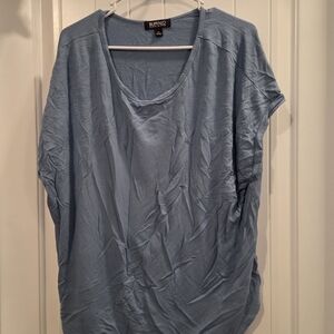 Buffalo David Bitton Light Blue Short Sleeve Top